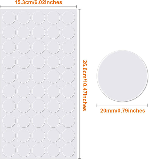 Double Sided Adhesive Dots Clear Glue Point Tape Stickers Balloon Glue Round No Traces Strong Adhesive Sticker Waterproof Dot Sticker for Craft DI...