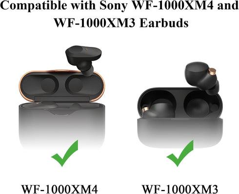 Adhiper Memory Foam Earbud Tips for Sony WF-1000XM4/ WF-1000XM3 Earbuds with Cleaning Kit, Noise-Reducing Comply Foam Tips,Non-Slip Earbud Tips, 5...