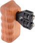 CAMVATE DSLR Wooden Handle for Right Grip Mount Support for DV Video Cage Rig(Right Hand) - 1476...