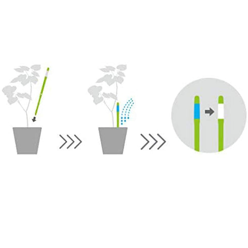 Aquameter (Small White Refillable - Bundle of 2) - House Plant Soil Moisture Meter, Humidity Sensor Probe, Water Level Indicator - Best for Indoor...