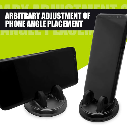 1 PC Car Dashboard Mobile Phone Holder, 360° Rotatable Mobile Phone Holder, Non-Slip Center Console Desktop Navigation Holder Compatible iPhone Sm...