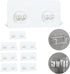YOLOPLUS+ 8 Pack Shower Caddy Adhesive Hooks Replacement, Strong Sticker Hooks for Bathroom Shower Caddy Corner Shelf Basket Soap Dish Hanging Hoo...