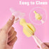 INVODA Cleaning Brush Set, 8PCS Portable Bottle & Nipple Brushes Sponge Material, Soft & Fluffy Texture, Comfortable Grip, Hanging Holes, BPA Free...