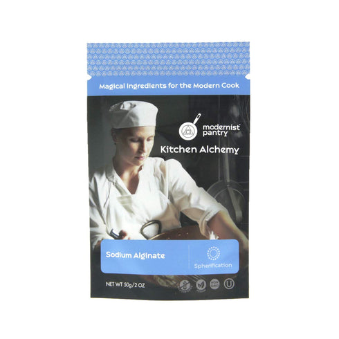 Pure Sodium Alginate (Molecular Gastronomy) ? Non-GMO Vegan OU Kosher Certified - 50g/2oz...