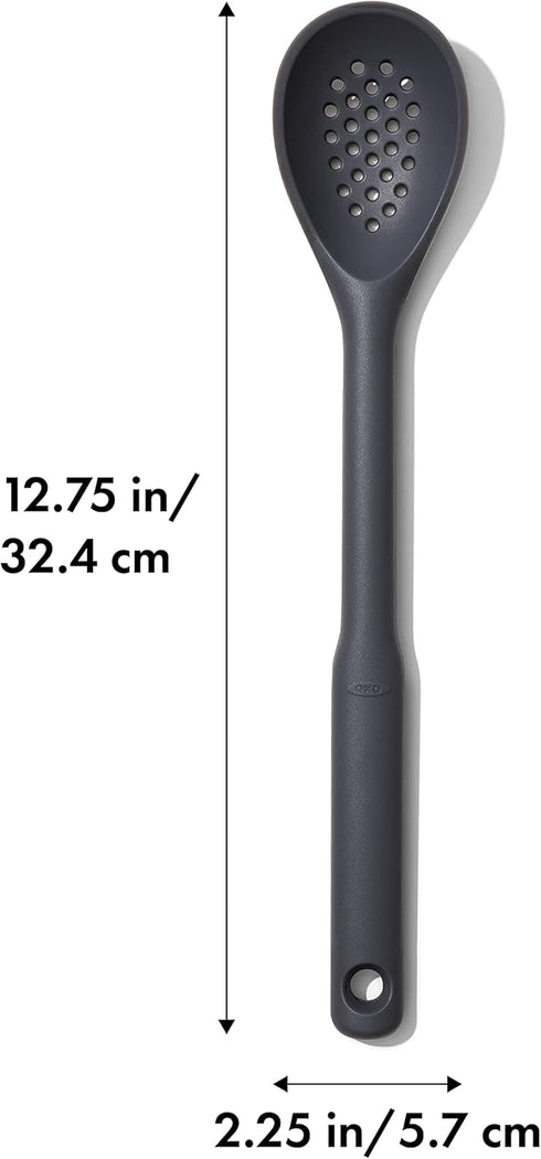 OXO Good Grips Silicone Slotted Spoon, us:one Size, Peppercorn...