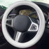 Car Steering Wheel Cover, Soft Odorless Silicone Steering Wheel Protector, Anti-Slip Auto Steering Wheel Cover Universal Fit 14 Inch, Vehicle Inte...