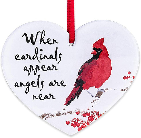 WaaHome Memorial Christmas Ornaments Red Cardinal Christmas Tree Ornaments Decorations Gifts for Loss of Loved One...