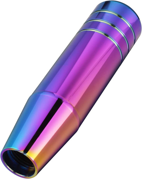 Abfer 5" Heavy Weighted Shifter Knob, Aluminum Alloy Car Gear Lever Metal Stick Shift Handle Fit Most Automatic Manual Vehicle (Multicolor)...