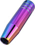 Abfer 5" Heavy Weighted Shifter Knob, Aluminum Alloy Car Gear Lever Metal Stick Shift Handle Fit Most Automatic Manual Vehicle (Multicolor)...