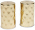 American Metalcraft GHSP2 Hammered Salt & Pepper Shaker Set, Gold, 2-Ounces Each...