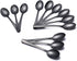 Buyer Star 12 Pieces Black Teaspoons 5.5-Inch Mini Coffee Spoons Stainless Steel Sugar Demitasse Espresso Spoons...