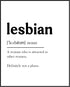 Posterizer 1 pcs-funny definition of lesbian-it's not a phase-Gay & LGBTQ Art-Comedy Art-Gift for LGBTQ, Queer, Gay, Bi, Lesbian- UNFRAMED Wall Ar...
