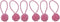 HiyaHiya Yarn Ball Stitch Markers PINK (6 pack)......