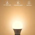 Light Bulbs 60 Watt Equivalent Solt White 2700K, E26 A19 LED Light Bulb 9W 800 Lumen, Focos LED para Casa, 120V 60HZ Lightbulbs for Indoor Outdoor...