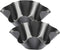 2 Pack 8.5" Nonstick Large Taco Shell Bowl – Carbon Steel Tortilla Maker Shell Pans Baking Molds Tostada for Frying Salad Bowls...