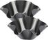 2 Pack 8.5" Nonstick Large Taco Shell Bowl – Carbon Steel Tortilla Maker Shell Pans Baking Molds Tostada for Frying Salad Bowls...