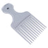 1Pc Grey Salon-Style Hair Pick and Barber Comb - Pick Comb for Curly Hair and Parting Comb Hair Care Comb for Thick Hair Quality Barber Supplies, ...