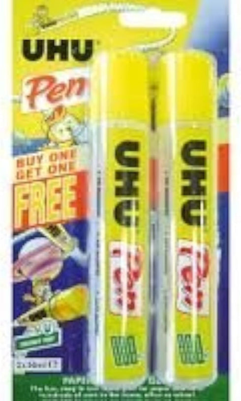 UHU Pen Paper & Card Glue 2x50ml...