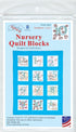 Jack Dempsey Needle Art Numbers 1,2,3 Nursery Quilt Blocks......