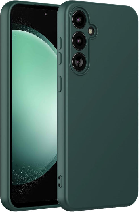 Case for Samsung Galaxy S23 FE (6.4-inch) Thin Phone Case with Camera Protection Soft Interior Slim Flexible TPU Back Cover for Galaxy S23 FE - Gr...