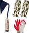 Homi YoungJu DaeJangGan Handmade Korean Hand Plow Garden Tool Weeding and Farming Weed Hoe/Homi/Ho-Mi Master Blacksmith With Working Gloves and Ar...
