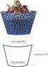 100pcs Cupcake Wrappers Artistic Bake Cake Paper Cups Little Vine Lace Laser Cut Liner Baking Cup Muffin Case Trays for Wedding Party Birthday Dec...