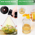 Oil Sprayer for Cooking, 180ml Glass Olive Oil Sprayer Mister, Olive Oil Dispenser Bottle with Brush, Kitchen Gadgets Accessories (Dark Black)...