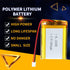 3.7V 103450 2000mAh Lipo Battery Rechargeable Lithium Polymer ion Battery with JST Connector, Can Replace 103454 963450 Lipo Battery...