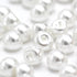 10mm Round White Pearl Buttons for Sewing, Shirts, Skirts, Wedding Dresses, Handmade Decorations, DIY Crafts (50pcs 10mm(0.394inch))...