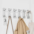 Adhesive Coat Hooks, Extra Sticky 10LB (Max), Waterproof Metal Hook for Hanging Towels, Wreath, Purse, Hat, Cloth, Wall Mounted Hanger for Shower ...