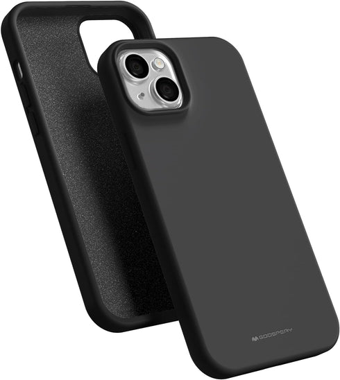 GOOSPERY Liquid Silicone Case Compatible with iPhone 15 Plus, Silky-Soft Touch Full Body Protection Shockproof Cover Case with Soft Microfiber Lin...