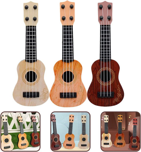 Gadpiparty 3pcs Mini Ukulele Blow up Guitar Classical Ukulele Toys Childrens Ukulele Toy Ukeleles for Kids Toy Guitar Small Guitar for Kids Toy In...