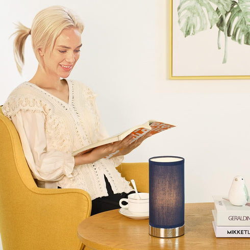 Lampwell FION Small Table Lamp for Living Room as Bedside Table Lamp for Bedroom,Modern Table Lamp,Kids Table Lamp,Night Table Lamp,?3.94×H8.27IN,...