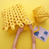 Giant Arm Knitting Chunky Yarn for Braided Knot Throw Blanket, Jumbo Chunky Yarn Big Twist Tubular Yarn Soft Extra Thick Yarn, Bulky Hand Knit Yar...
