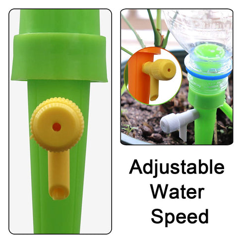Plant Self Watering Devices, Slow Release Control Valve Switch Automatic Irrigation Watering Drip System,for Preventing Stop Water with Anti-Tilt ...