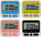 24-Hours Digital Kitchen Timer, Upgraded 12-Hour Display Clock, Big Digits, Loud Alarm, Magnetic Backing Stand, Count-Up & Count Down, Kids Timers...