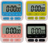 24-Hours Digital Kitchen Timer, Upgraded 12-Hour Display Clock, Big Digits, Loud Alarm, Magnetic Backing Stand, Count-Up & Count Down, Kids Timers...
