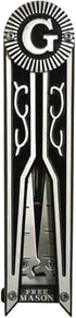 UNOSEKS TG,LLC Treasure Gurus Free Mason Seal G Square & Compass Folding Pocket Knife...