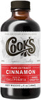 Cook's Pure Cinnamon Extract Made From Fine Ceylon Cinnamon, Premium All Natural Cinnamon Extract for Baking, Cooking, Beverages and Candies, 4 oz...