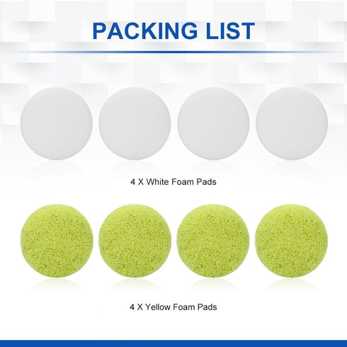 LANMU 8 Pack Replacement Pads for Dremel Versa PC10, Horsepower Power Scrubber, Scratch Free Cleaning Sponge Pads Attachments...