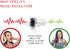 High-Fidelity Concert Earplugs Reusable Noise-Reduction Ear Plugs Set with Two Sizes Included - For Rave, Live Music, Festivals, Marching Bands, L...