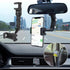 2024 New Multifunctional Rearview Mirror Phone Holder, 360° Rotatable Car Phone Holder for Cell Phone and Gps, Retractable & Adjustable Universal ...