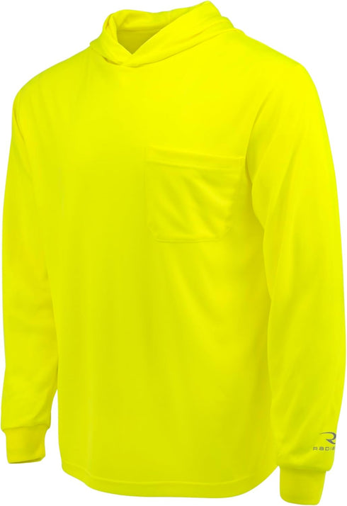 Radians Unisex Adult Vis Safety-Shirts, Hi-vis Green, 4X-Large US...