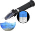 AUTOUTLET Salinity Refractometer for Aquarium Salinity Tester with ATC and Dual Scale 0-100‰ & 1.000-1.070 Specific Gravity Saltwater Tester for S...
