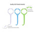 Aligner Remover Tool, HRASY 4 Pcs Clear Aligner Removal Tool for Invisible Removable Braces, Oral Care Disassembly Accessories - 4 Colors...