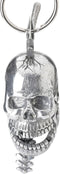 Guardian Bell Skull Bones Good Luck Bell w/Keyring & Black Velvet Gift Bag | Motorcycle Bell | Lead-Free Pewter | Made in USA...