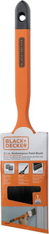 Black+Decker 2.5-Inch Performance TPR Angle Paint Brush - Durable Bristles and Comfortable Grip - Ideal for Home Painting...