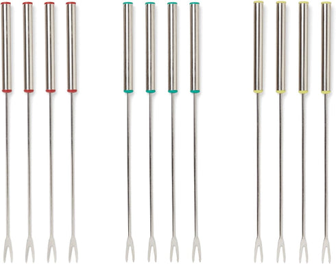 Fox Run Stainless Steel 9.5" Fondue Forks, 9.25 x 0.5 x 0.5, Metallic...