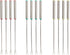 Fox Run Stainless Steel 9.5" Fondue Forks, 9.25 x 0.5 x 0.5, Metallic...