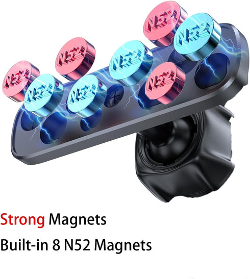 Golf Cart Magnetic Phone Mount & Holder Compatible with MagSafe, Strong Magnet for Phone Mounting, Compatible with EZGO/Club Car/Yamaha, with 2 Me...